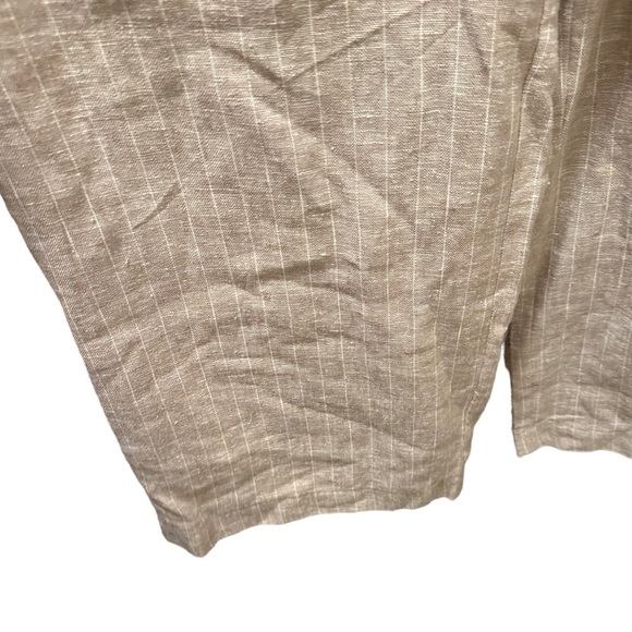 ANTHROPOLOGIE DREW Linen-Blend Pant Wide Leg Crop Tie Waist medium - Picture 5 of 7